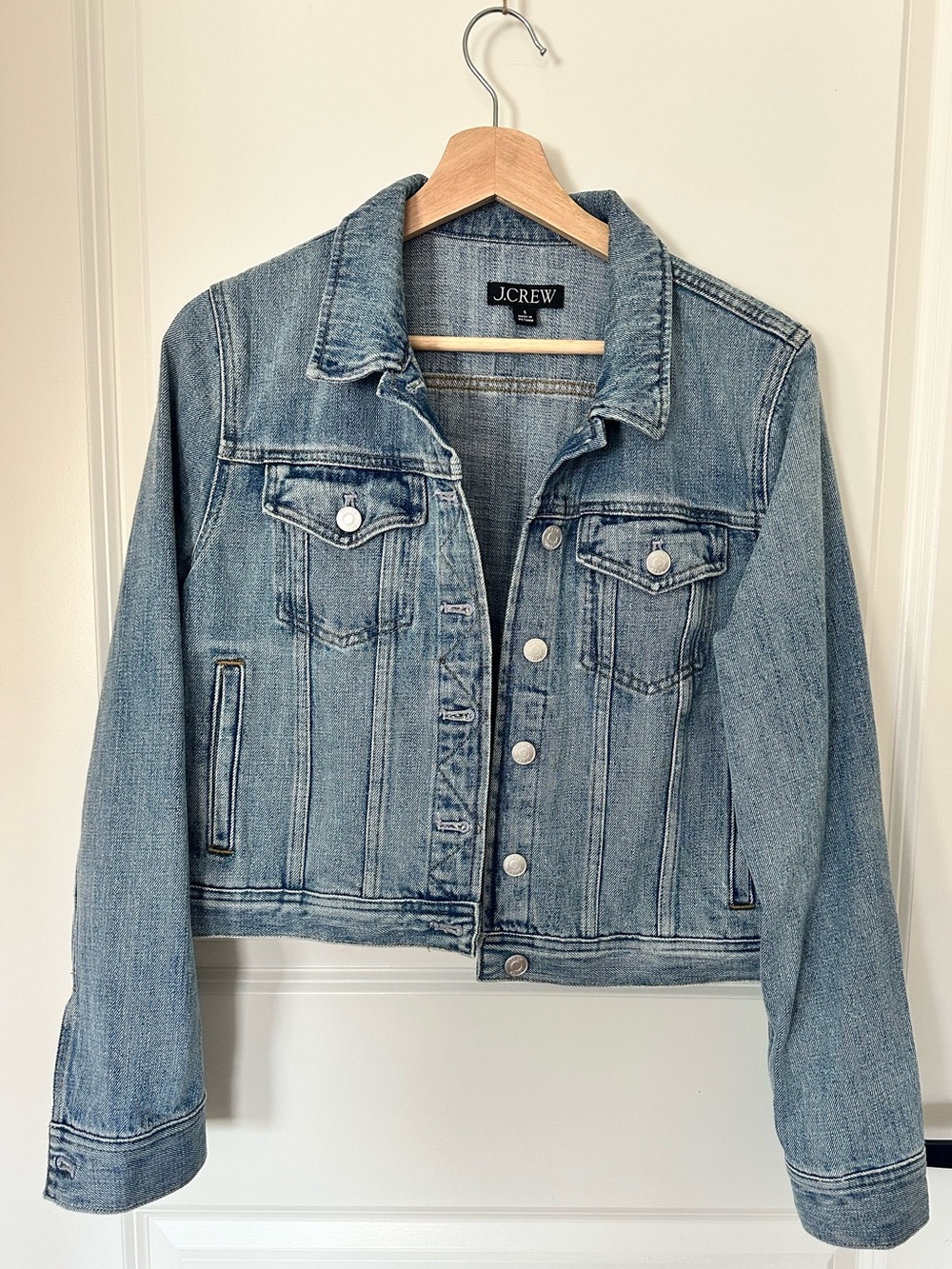 J. Crew Cropped Denim Jacket